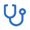 Assessment stethoscope icon Assessment stethoscope icon